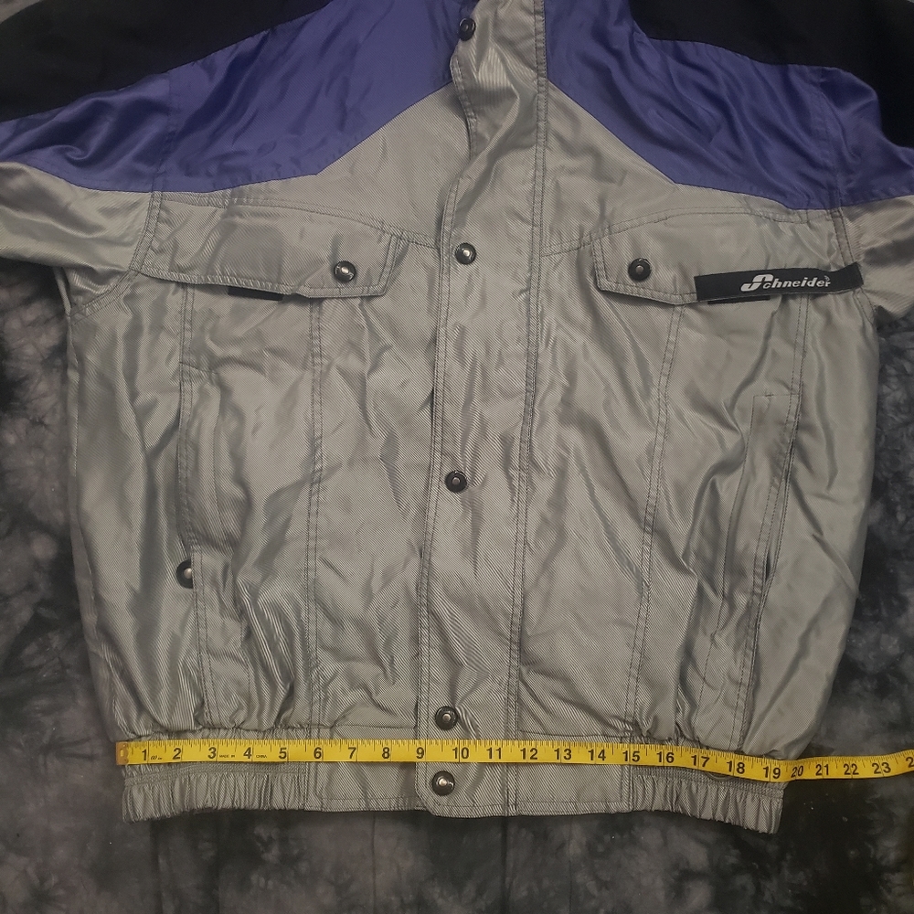 Vintage Schneider Silver Colorblock Ski Jacket - Picture 7 of 9